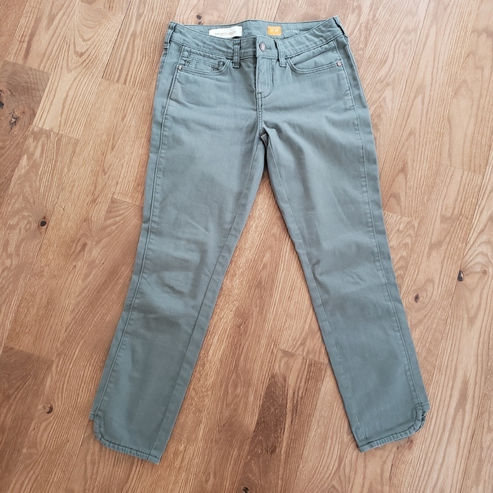 Pilcro and the letterpress olive jeans